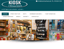 Tablet Screenshot of kiosk-koerbecke.de